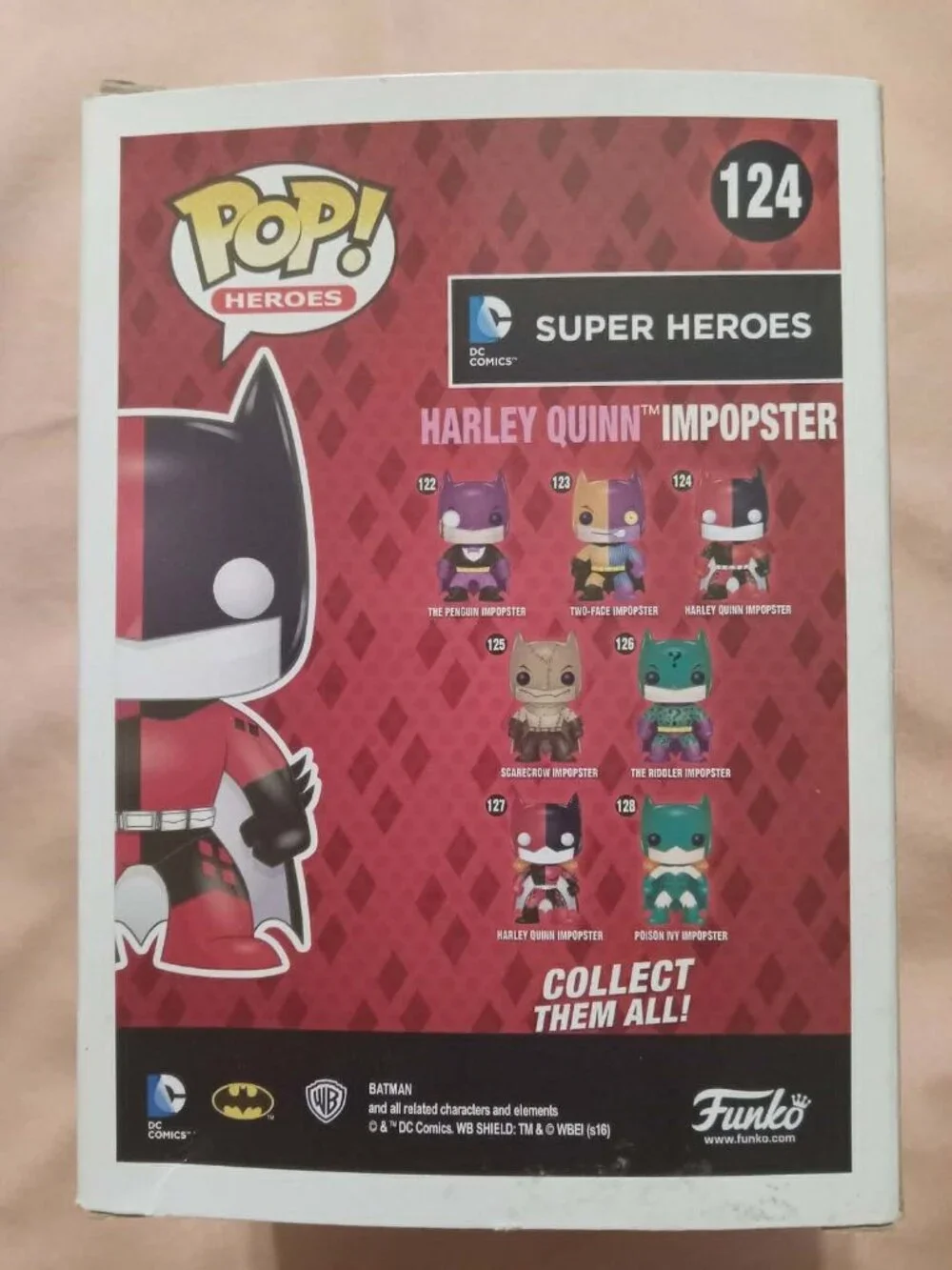 Harley Quinn Imposter, #124, Super Heroes Collectible Figure Brand New, In Box